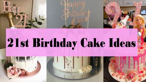 The cake for the 21st birthday of a girl should be cute and fun. Birthday Cake 21st Birthday Cake, 7th Birthday Cake Girl, Cute 21st Birthday Cakes, 21st Birthday Cake Ideas, Birthday Cake For Daughter, Birthday Cake Girl, 7th Birthday Cake, Good Cakes, 7th Birthday Cakes