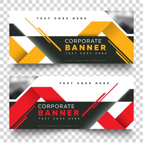 Business banner web template with yellow and red on color. Download thousands of free vectors on Freepik, the finder with more than a million free graphic resources High Quality Header, Hoarding Board, Store Signs Design, Company Banner, Corporate Banner, Elevator Interior, Barbershop Design, Creative Banners, Banner Web