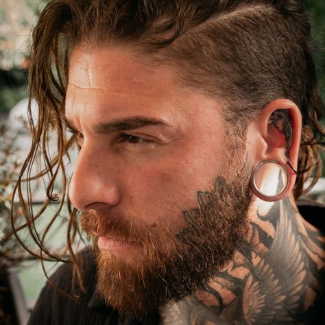 Stretched ears are a bold expression of your individuality! Our stunning collection of plugs and tunnels come in endless styles, sizes and materials. Find your next pair of plugs and tunnels! And if you're just starting your stretching journey, don't forget we have glass stretching kits and half sizes! Link in bio to shop! . . #bodyartforms #stretchedears #stretchedlobes #eargauges #plugsandtunnels Mens Stretched Ears, Guys Ear Piercings, Stretched Lobes, Ear Gauges, Stretched Ears, Ear Piercings, Piercings, Instagram