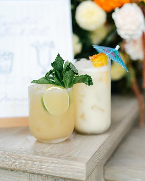 Happy first day of Summer 2024! I couldn’t think of a better way to start the season than to show the cocktails from our most recent wedding. Our bride and groom both currently attend the University of Hawaii, so it was fitting for our cocktail and mocktail options to be a Mai Tai and Pina Colada on the rocks🍹 Planning, design & coordination @ribbonandleaf Photographer @meganwelker Florist @beardandbloom Venue @westwoodbarns Catering & Bartending @elderwoodvisalia Cinematography @laur... Pina Colada Wedding, Pina Colada On The Rocks, Happy First Day Of Summer, Bar Menu Wedding, Cocktail And Mocktail, University Of Hawaii, First Day Of Summer, Mai Tai, Bar Menu