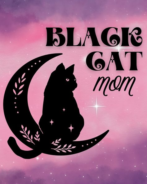 ✨🖤 Celebrating the magic of Halloween and National Black Cat Day with my latest design Black Cat Mom 🖤✨ This mystical piece is perfect for all the feline-loving witches out there! 🌙🐾 You can get this design on over 80 items in my Redbubble shop, from shirts to mugs and more. 💜 Celebrate both holidays in the spooky, magical style! 🎃🐈‍⬛ #blackcatmom #nationalblackcatday #halloween2024 #witchaesthetics #felinemagic Spoiled Cat Aesthetic, Cat Mom Aesthetic, National Black Cat Day, Black Cat Day, Spoiled Cats, National Cat Day, Mom Pictures, Purple Cat, Cat Signs