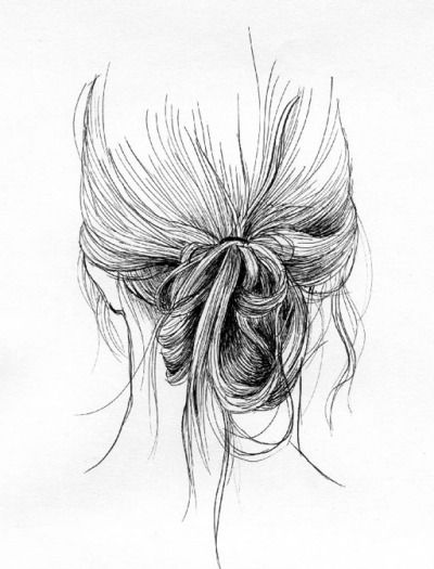 . Bun Drawing, Hair Sketches, Hair Study, Portrait Drawing Tips, Birds Drawing, India Poster, Draw Hair, Observational Drawing, Hair Drawing