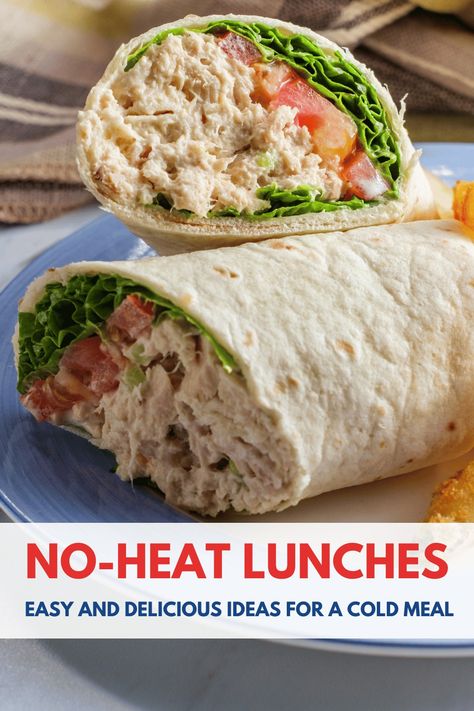 No-Heat Lunches: Easy and Delicious Ideas for a Cold Meal - Printable Meal Plans Room Temperature Lunch Ideas, No Heat Lunches For Work, Vacation Meal Planning, No Heat Lunch, Cold Lunch Ideas, Easy Lunches For Work, Sweet Potato Toppings, Cold Lunch, Foodie Photography