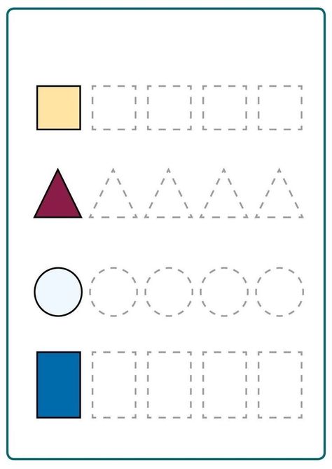 Preschool Pattern Activities, Shape Worksheets For Preschool, Handwriting Worksheets For Kids, Preschool Patterns, Preschool Activities Printable, Fun Worksheets For Kids, Preschool Workbooks, Homeschool Preschool Activities, Pre Writing Activities