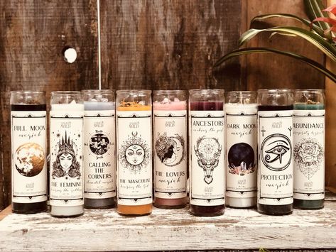 Tamed Wild Spell Candles Magickal Herbs, Spell Candles, Cinnamon Oil, Candle Magick, Sandalwood Oil, One Candle, Ritual Candles, Candle Spells, Candle Magic