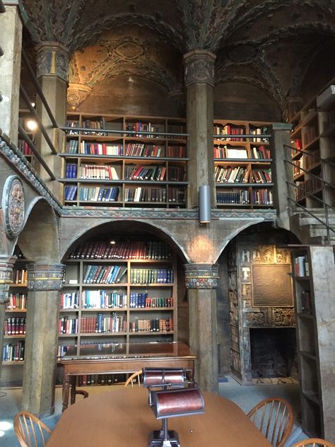 Fonthill Castle, Castle Library, Doylestown Pennsylvania, Dream Home Library, Gothic Library, Peabody Library, Unique Library, Beast's Castle, Cozy Library