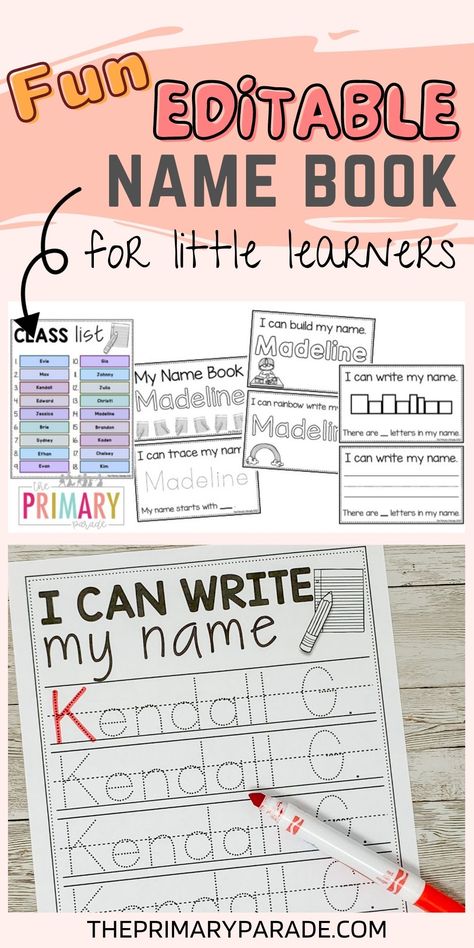 Name Printing Practice Kindergarten Free, Free Name Activities For Kindergarten, Tracing Name Activities, Preschool Name Trace Free Printable, Teach Writing Preschool, Name Writing Template Free Printable, Name Writing Practice Kindergarten, Editable Name Writing Practice Free, Free Editable Name Practice