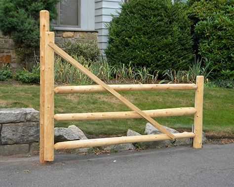 Post And Dowel Fence by Cedar Fence Direct Cedar Split Rail Fence, Fences Alternative, Split Rail Fence, Fencing Material, Fence Styles, Rail Fence, Cedar Fence, Large Animals, Small Pets