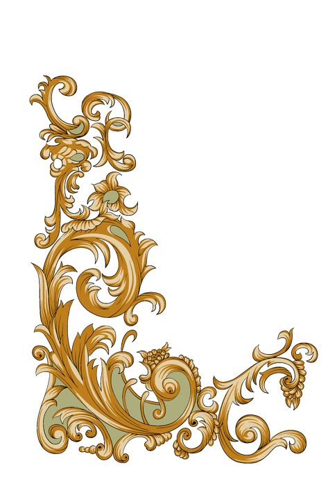 Ornament Drawing, Baroque Frames, Baroque Ornament, Folk Art Flowers, Print Design Art, Paisley Art, Jewelry Design Drawing, Baroque Design, Baroque Pattern