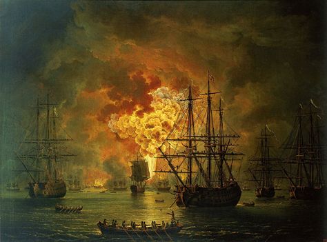 Chesma,1770 - The Humiliating Defeat of the Ottomans by the Russians Navi A Vela, Hermitage Museum, Catherine The Great, Russian History, Paint Print, Ottoman Empire, St Petersburg, Sailing Ships, Fine Art America