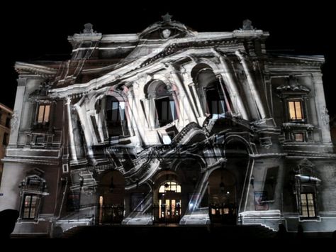 1024 Architectural Mapping, 3d Projection Mapping, 3d Mapping, Architecture Panel, French Architecture, Interactive Installation, Projection Mapping, 3d Video, Lyon France