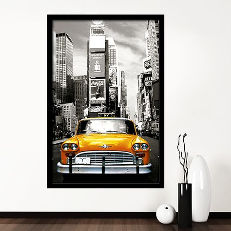 Vinilos Decorativos: Taxi NYC #Nueva #York #taxi #deco #decoración #pared #vinilo #TeleAdhesivo Yellow Collage, Times Square Ny, Background Collage, Laptop Background, New York Taxi, Apartment Vibes, Voyage New York, Yellow Taxi, Yellow Cabs