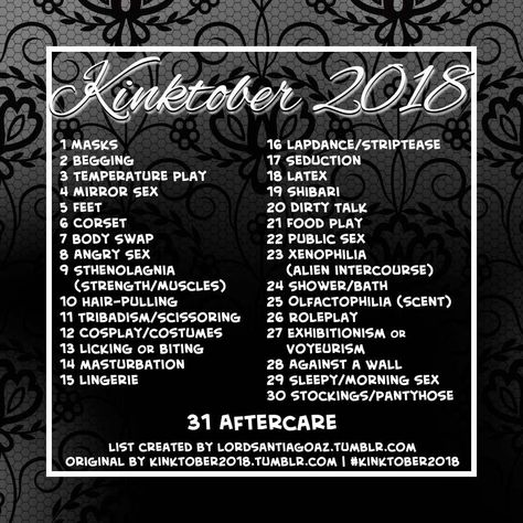 Monster Prompts Art, List Of All The Kinks, Kinktober Prompts, October Prompts, Sketchbook Prompts, Castlevania Netflix, 30 Day Art Challenge, Art Journal Challenge, 30 Day Drawing Challenge