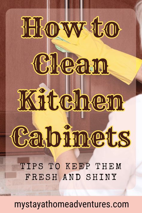 How to Clean Kitchen Cabinets (Tips To Keep Them Fresh and Shiny) Cleaning Wooden Cabinets, How To Clean Kitchen Cabinets, Vinegar Cleaning Solution, How To Clean Kitchen, Cabinet Cleaner, Cleaning Cabinets, Clean Kitchen Cabinets, Cheap Kitchen Cabinets, Cleaning Paste