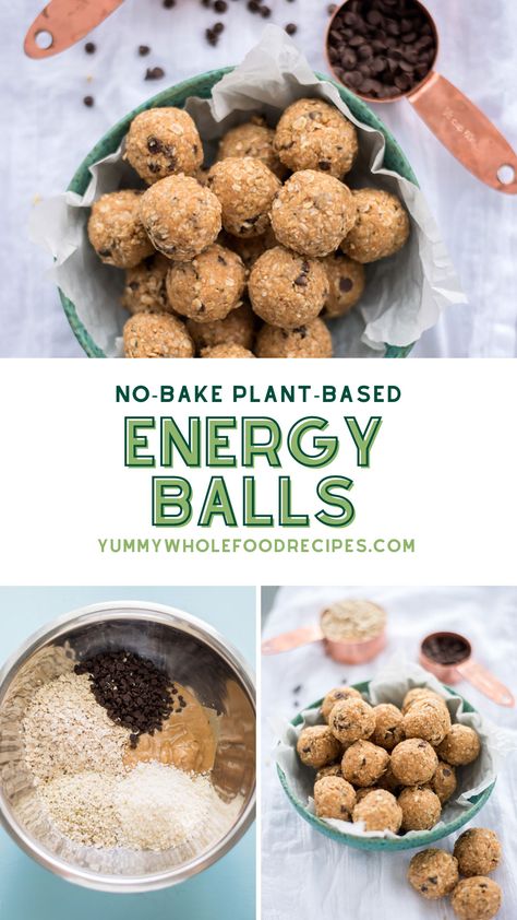 Plant Based Energy Balls Recipe - Yummy Whole Food Recipes Plant Based Energy Balls, Whole Food Snack Ideas, Yummy Snack Ideas, Gina Livy, Vegan Energy Balls, Food Snack Ideas, Energy Balls Recipe, Peanut Butter Energy Balls, Peanut Butter Energy Bites