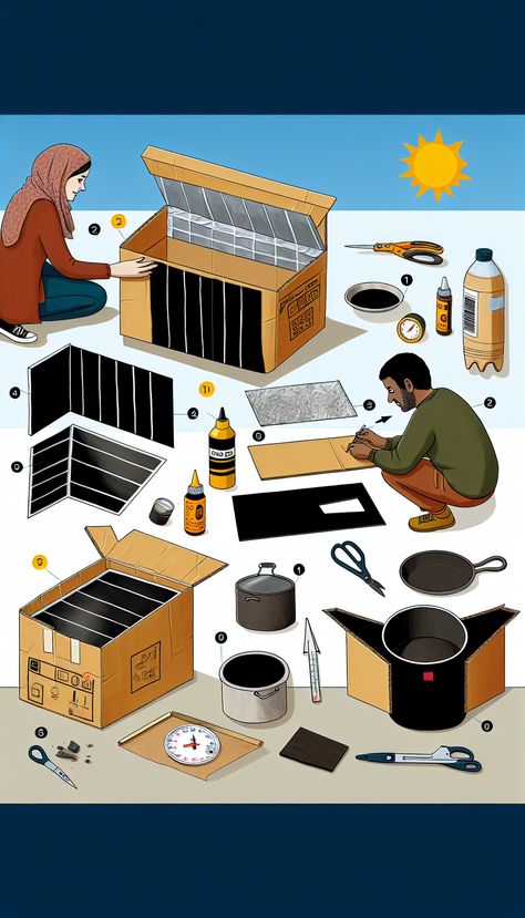 If you're looking to cook delicious meals using just the power of the sun, making a solar oven is easier than you think! With a few simple materials and some basic instructions, you can create your ow... Survival Cache, Solar Cooking, Solar Oven, Natural Pesticides, Bear Attack, Chili Seasoning, Emergency Plan, Cooking Method, Delicious Meals