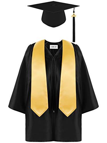 Aneco Preschool Kindergarten Graduation Gown Cap Set with 2024 Tassel and Graduation Sash for Child Size Graduation Gown And Cap, Graduation Tassel, Graduation Cap And Gown, Graduation Sash, Kids Graduation, Graduation Gown, Graduation Stole, Preschool Graduation, Boys School Uniform