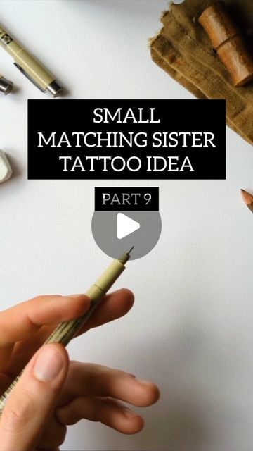 Josh Duke ~ Illustrator on Instagram: "Tag your Sisters! ✌️ 
.
.
.
#sistertattoo #smalltattoos #matchingtattoo #siblingtattoo" Sis Tattoo Ideas, Brother And Sister Matching Tattoos, Sister Tattoo, Sibling Tattoos, Matching Tattoo, Sister Tattoos, Illustrators On Instagram, Small Tattoos, Illustrator