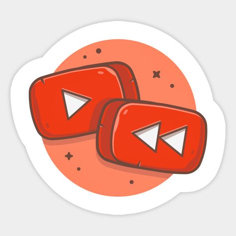 Cute Youtube Logos, Cute Youtube Icons, Youtube Sticker, Youtube Stickers, Red Texture Background, Free Logos, Icon Iphone, Youtube Website, Logo Youtube