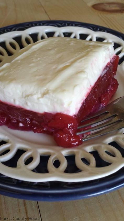 Cherry Pie Salad Cherry Pie Filling Jello Salad, Cherry Pie Salad Recipe, Cherry Pie Salad, Cherry Pie Filling Jello, Black Cherry Jello Salad, Cherry Jello Salad, Cherry Jello Recipes, Cherry Treats, Congealed Salads