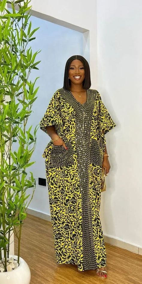 Ankara Bubu Dress Styles, Ankara Bubu Gown Styles 2024, Ankara Boubou Gown, Bubu Gown Styles Ankara Bubu Gown Styles, Latest Kaftan Designs, African Print Skirt Ankara Styles, Bubu Gowns, Boubou Dress, Bubu Gown