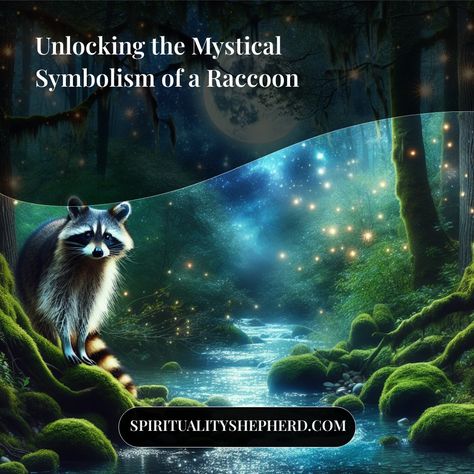 Struggling to fully grasp the spiritual meanings tied to the mystical raccoon? Our guide helpfully illuminates the rich symbolism and spirituality behind this fascinating creature while considering its complex energy dynamics. Don't hesitate to bookmark this empowering pin - it's a daily reminder of the mysterious wisdom the raccoon symbol conveys. Raccoon Symbolism, Native American Beliefs, Manifestation Vision Board, Symbolic Representation, Dream Symbols, Spiritual Enlightenment, Spiritual Meaning, Navigating Life, Spirituality Energy