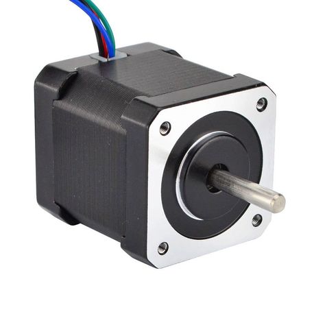 STEPPERONLINE 5PCS Nema 17 Stepper Motor Bipolar 2A 84oz.in 48mm 4-Lead for 3D Printer/CNC, #Ad #Stepper, #SPONSORED, #Motor, #Bipolar, #STEPPERONLINE 3d Printer Diy, Diy 3d, Stepper Motor, Cnc Machine, Arduino, Backyard Garden, 3d Printer, Printer, Cable