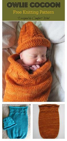 Crochet Baby Cocoon Pattern, Knitting Patterns Cocoon, Hat Free Knitting Pattern, Knitting Space, Baby Cocoon Pattern, Crochet Baby Cocoon, Baby Cocoon, Baby Knitting Patterns Free, Knitting Blogs