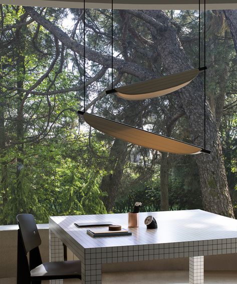 Pendant Lamp Design, Table Top Design, Outdoor Cushions And Pillows, Linear Pendant, Luminaire Design, Suspension Lamp, Led Pendant Lights, Ferm Living, Interior Trend