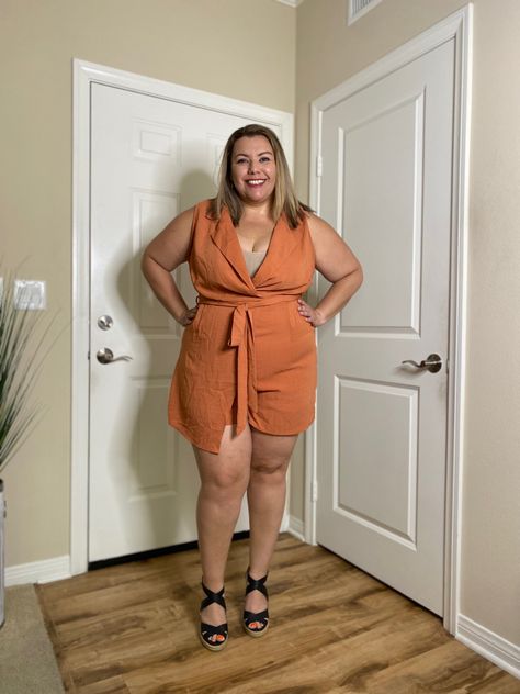 Trying on Torrid clothing for Spring. Plus Size Looks, Wrap Dress, Rompers, Plus Size, How To Wear, Clothes