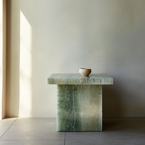 Our custom green marble table is a testament to timeless design and artisanship. #velazquezmcdonnellinteriors #bespokefurniture #handcrafted Mountain House Living Room, Green Marble Table, Stone Tables, Granite Table, Green Granite, Marble End Tables, Stone Table, Granite Stone, Green Marble