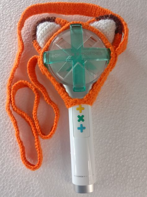 Crochet Kpop Lightstick Cover, Crochet Lightstick Cover, Lightstick Crochet, Lightstick Cover, Lightstick Deco, Txt Official, Crochet Ideas, I Shop, Crochet Patterns