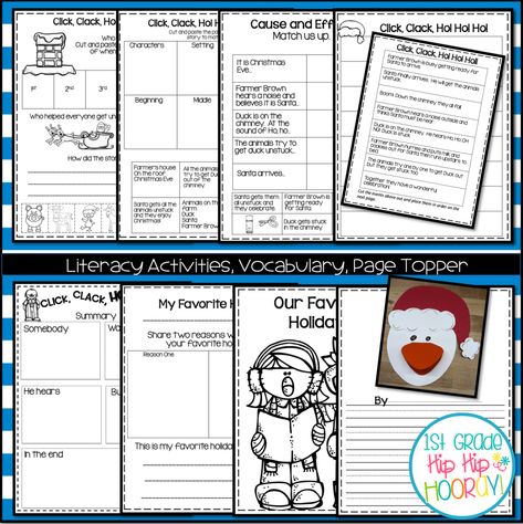 Click Clack Ho Ho Ho Doreen Cronin, Character And Setting, Comprehension Strategies, Book Companion, Word Work, Ho Ho Ho, Winter House, Math Games, Farmer