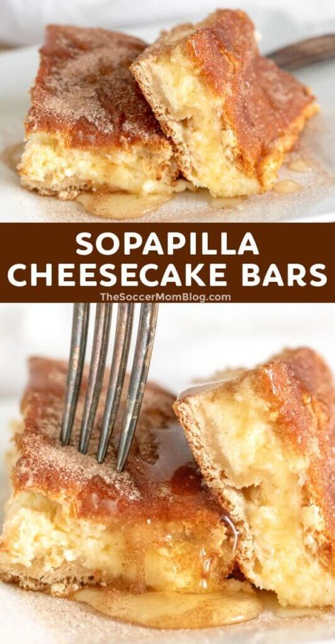 Sopapilla Cheesecake Pillsbury, Soppapia Cheesecake, Easy Spanish Desserts, Sopapilla Cheesecake Recipe, Easy Sopapilla Cheesecake, Churro Recipes, Spanish Dessert Recipes, Sopapilla Recipe, Pie Contest