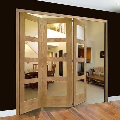 Modern Patio Doors, Folding Sliding Doors, Internal Folding Doors, Sliding Folding Doors, Room Divider Doors, Door Gate Design, Wooden Door Design, Door Design Modern, Door Design Interior