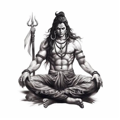 Lord Shiva Tattoo Stencil, Mahadev Portrait, Shiva Tattoos For Men, 10 K Subscribers, Shiva Portrait, Lord Tattoo, Devotional Tattoo, Shiva Face, Lord Shiva Tattoo