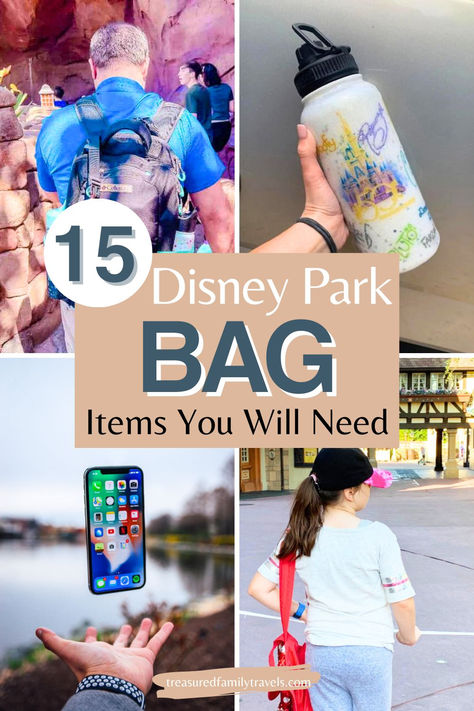 15 Disney Park Bag Items You Will Need