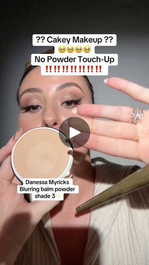 413K views · 250 reactions | Touch up your makeup without powder ✨💖 Sometimes applying powder on top of “not so fresh” makeup can cause cakey makeup so this is a great way to touch up 👏🏻💖 @danessa_myricks Blurring Balm Powder applied with a @roseandbenbeauty C41 brush ✨ #makeuphacks #makeuptips | Roseandben | Roseandben · Original audio Makeup Without Powder, Cakey Makeup, Danessa Myricks, Fresh Makeup, So Fresh, Luxury Makeup, To Touch, Touch Up, Makeup Yourself