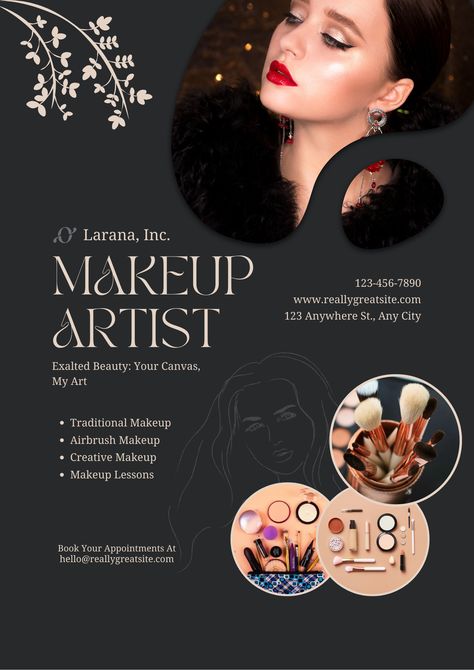 Flyers and Posters Salon Rate Card Designs, Makeup Artist Banner Design, Makeup Masterclass Poster, Makeup Artist Poster Design, Makeup Course Poster, Makeup Class Poster Design, Makeup Artist Banner, Beauty Salon Banner Design, Makeup Banner Design