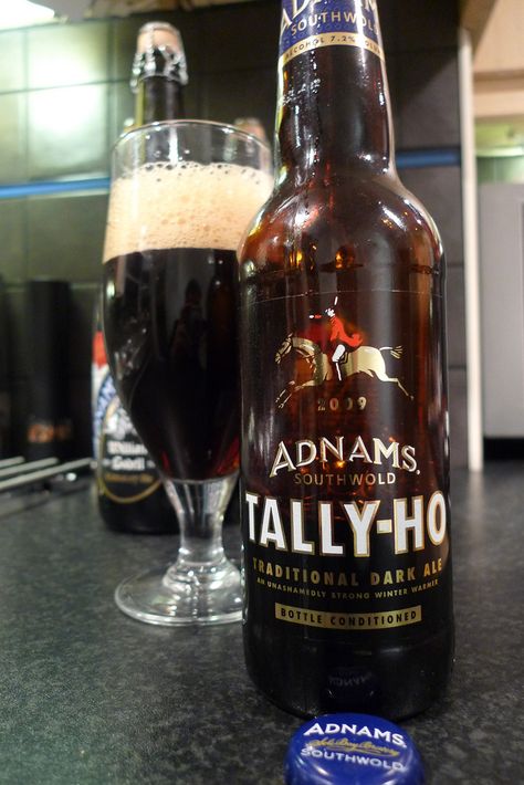 Adnam's Tally-Ho British Beer, Tomorrow Is Not Promised, Dark Beer, Tally Ho, No Tomorrow, Great Escape, Beer Labels, Beer Label, Winter Warmers