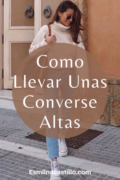 La cuestión de cómo utilizar Converse alta, además conocidas como Chuck Taylors, sigue apareciendo. Más allá de que tienen la posibilidad de caer en la categoría de zapatillas de deporte, gracias a la parte de arriba alta que abraza el tobillo, tienen la posibilidad de dejar a varios en un giro de estilo. Tennis Bota Mujer Outfit, Outfits Con Botas Converse, Converse Chuck Taylor All Star Outfit, Converse Chuck Outfit, Chuck Taylor Converse Outfit Women, Converse Jeans Outfit, Colored Converse Outfit, Beige Converse Outfit, Outfits Con Converse Blancos