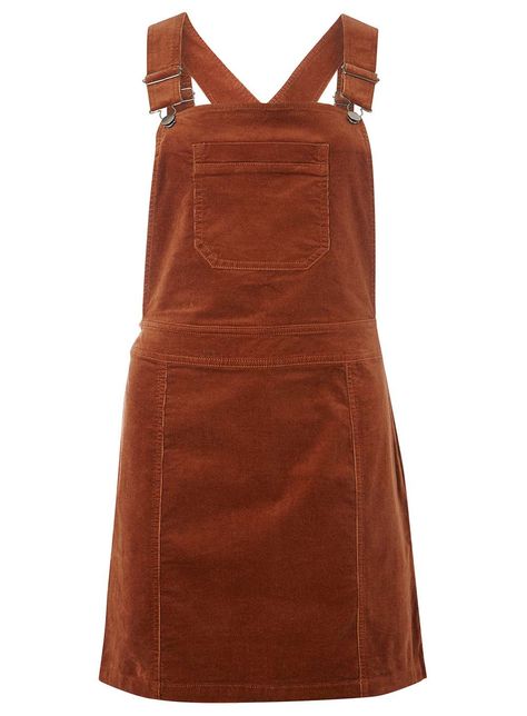 1960s Style Dress, Brown Cotton Dress, Cord Pinafore Dress, Kerala Saree Blouse Designs, Pinny Dress, Dress Png, Dresses Brown, 1960s Dresses, Cord Dress