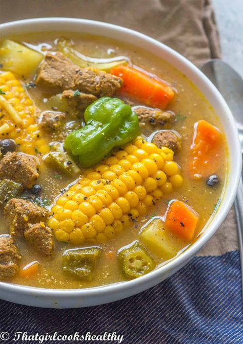 Caribbean Keto Recipes, Jamaican Beef Soup, Jamaican Soup Recipes, Caribbean Soup, Jamaican Soup, Jamaican Recipe, Classic Turkey, Carribean Food, Soup Ideas