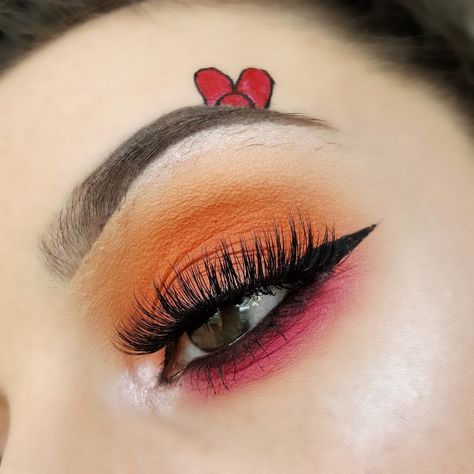 Day 22: POWERPUFF GIRLS - Blossom Instagram: @jordan_nicolax #100daysofmakeup #100daysofmakeupchallenge Blossom Powerpuff Costume Diy, Blossom Powerpuff Makeup Look, Blossom Makeup Powerpuff, Power Puff Girls Makeup, Blossom Powerpuff Costume, Powerpuff Makeup, Powerpuff Costume, Power Puff Costume, Powerpuff Girls Makeup