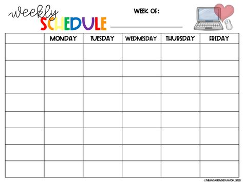 weekly-schedule-templates-distance-learning School Weekly Schedule Printable, Teacher Schedule Template, Free Printable Weekly Schedule Templates, Student Schedule Template, Classroom Schedule Template, School Schedule Templates, Treehouse Playhouse, Printable Schedule Templates, Good Notes Daily Planner