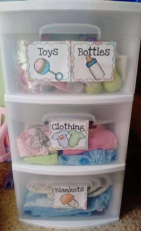 Doll Organization, Toy Room Organization, Small Baby Room, Boho Baby Room, Doll Storage, Baby Doll Nursery, Baby Room Organization, Baby Room Diy, Girls Playroom