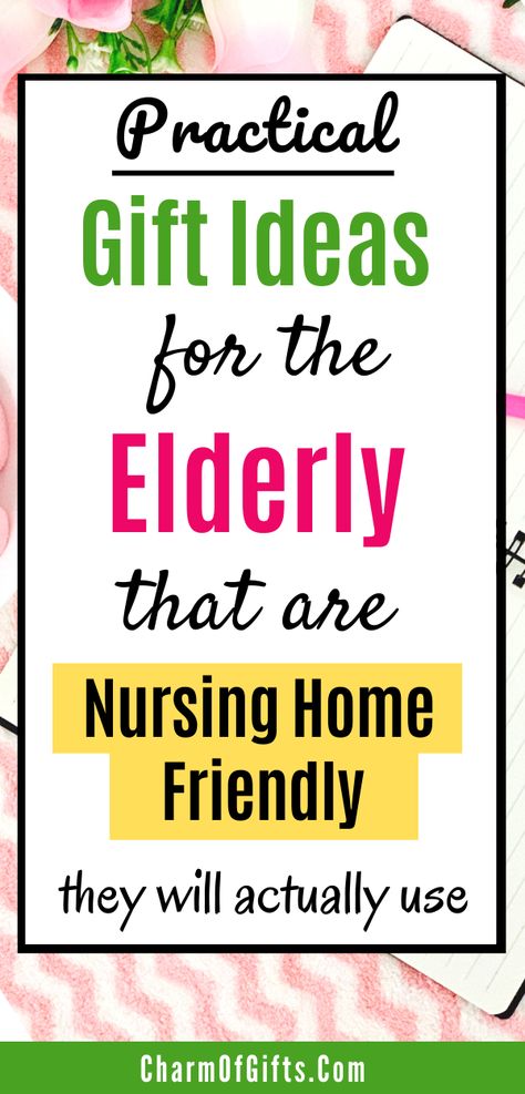 Nursing home gifts for elderly mother, father or grandparents that are useful and practical Things To Make For Nursing Home Residents, Treats For Nursing Home Residents, Crafts To Donate To Nursing Homes, Sewing Projects For Nursing Homes, Diy Gifts For Elderly Nursing Homes, Nursing Home Birthday Ideas, Things To Do With The Elderly, Welcome Gifts For Residents, Care Package For Nursing Home Resident