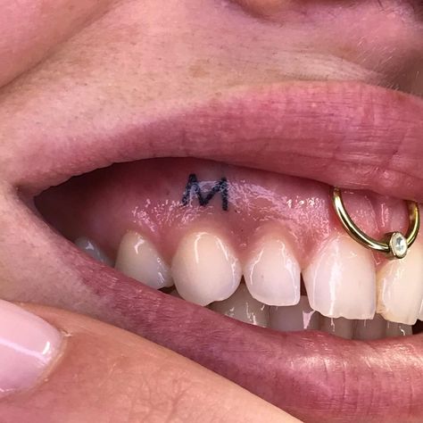 Cedric De Rodot Tattoo (@cedricderodot_tattoo) posted on Instagram • Oct 20, 2021 at 6:27pm UTC Inner Lip Tattoo, Lip Tattoos, Face Tattoos, Face Tattoo, Name Tattoos, Bern, Tattoo On, Tattoos And Piercings, Small Tattoos