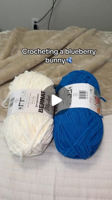 Kays Plushies on Instagram: "Ahhh thanks so much for the love on my last video. I decided to make a blueberry bunny to match strawberry bunny and now I just want to make a whole fruit collection 🥹😭 • Pattern: @traceycrochets  • • #crochet #crocheting #crochetplushies #crochetplushie #plushies #handmadeplushie #amigurumi #bunniesofinstagram" Strawberry Bunny, Handmade Plushies, Thanks So Much, My Last, I Decided, Then And Now, And Now, Amigurumi, Fruit