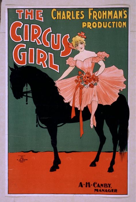 PATRON + The circus came to town and cured him from fighting – Alabama Pioneers Performing Arts Poster, Cirque Vintage, Vintage Circus Posters, Girl Horse, Horses Equestrian, Circus Poster, Circus Art, Cowgirl Cowboy, Theatre Poster